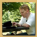 Tom Witherspoon, K4SWL, participates in the 2005 Adventure Radio Society 'Flight of the Bumblebees'